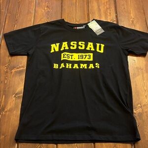 Nassau Bahamas Graphic Black T-Shirt